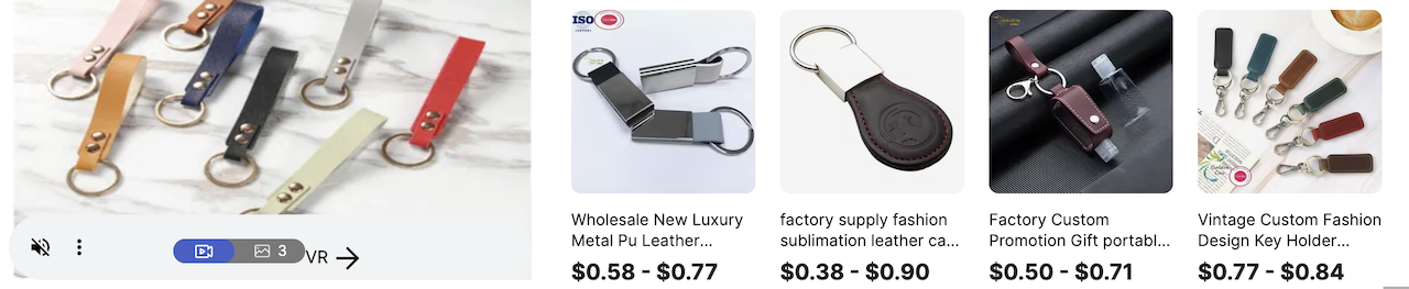 Leather Keychains