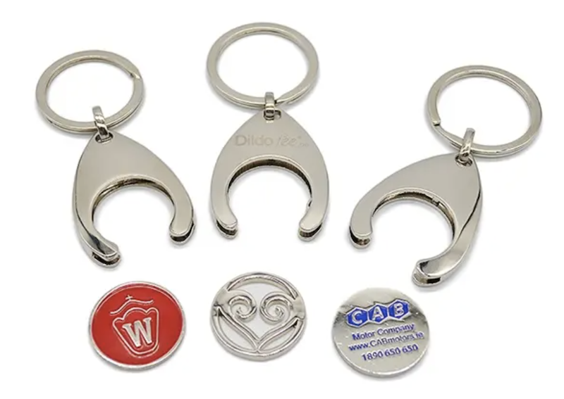 Coin Holder Keychains