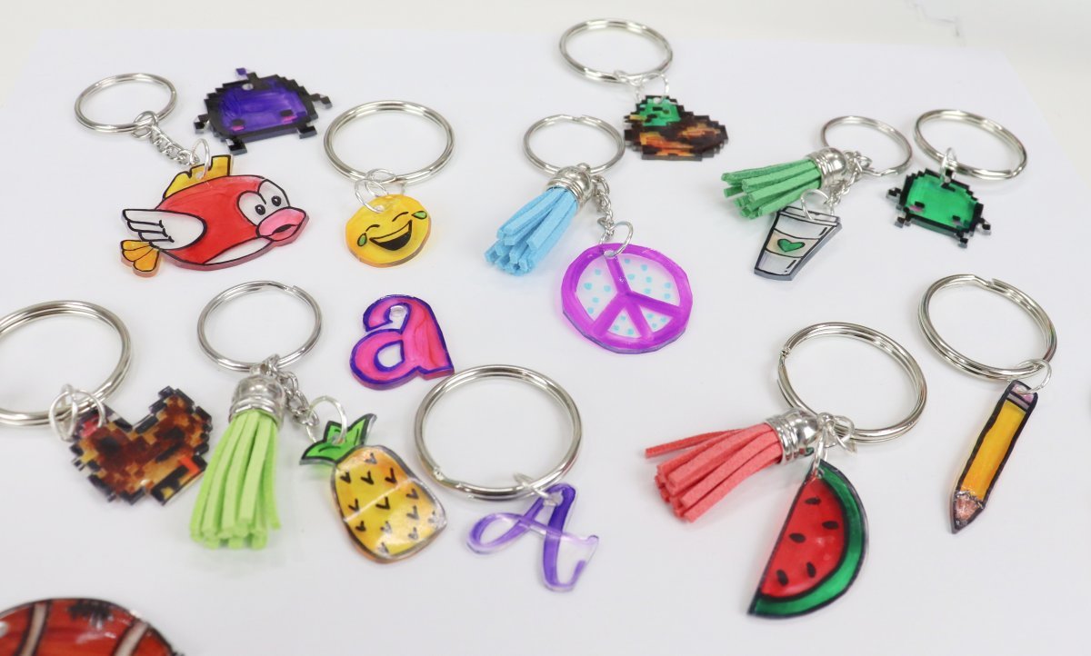 Hard Plastic Keychains