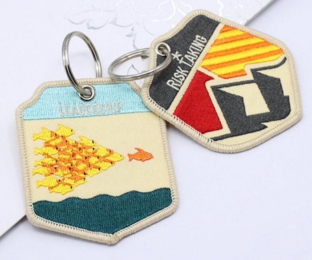 Embroidered Keychain